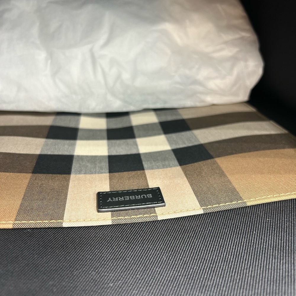 Burberry classic check book tote bag made in Italy - Picture 7 of 12